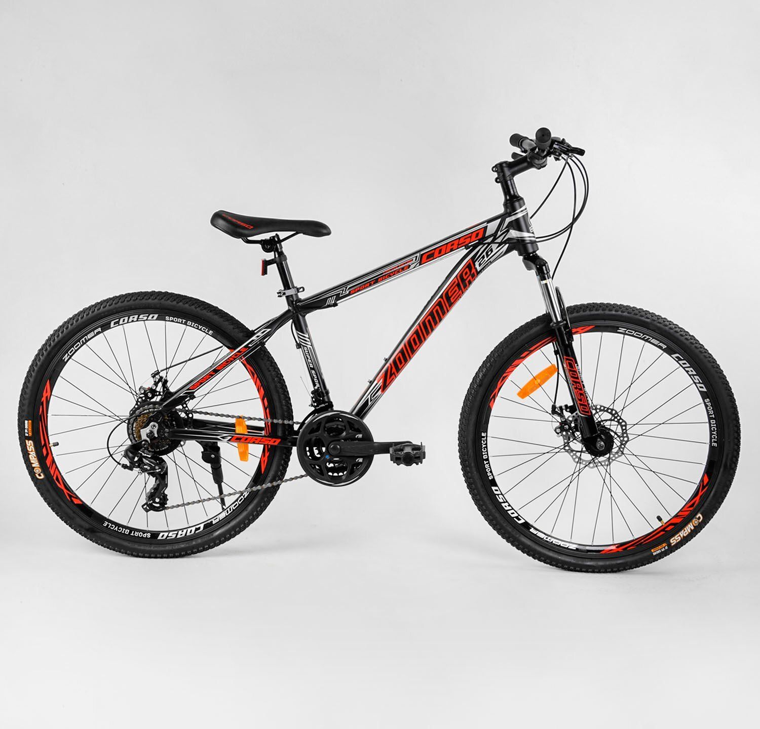 Велосипед горный алюминиевый CORSO «Zoomer» 26 дюймов