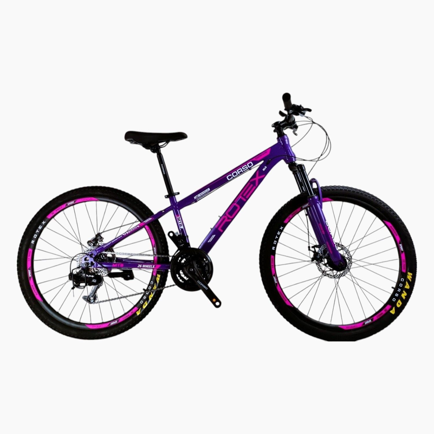 Велосипед горный CORSO «Rotex» 26 дюймов, рама 13"