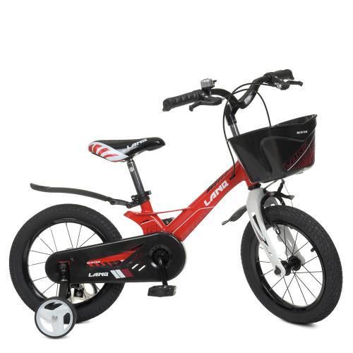Детский велосипед Profi Hunter 14 дюймов магниевый с корзиной WLN1450D