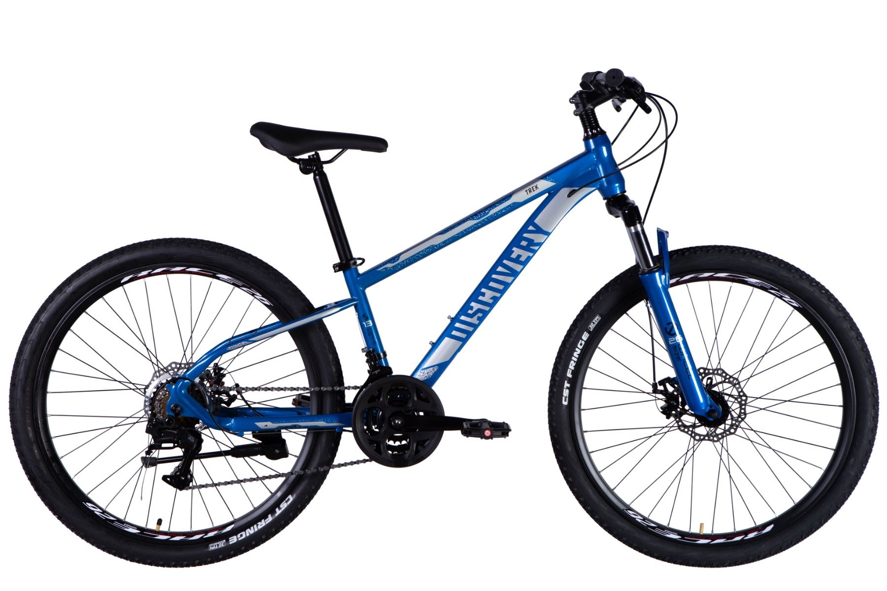 Велосипед горный 26 дюймов Discovery Trek DD FR 2025, рама 13"