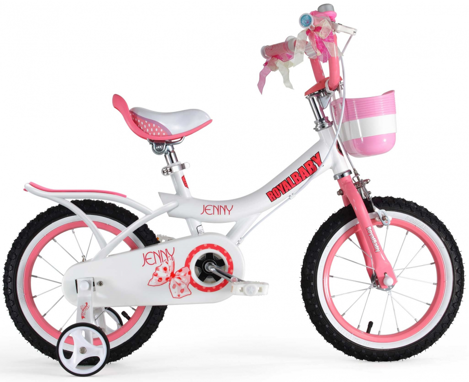 Детский двухколесный велосипед для девочки Royal Baby Jenny Girls 12 дюймов RB12G-4 с корзиной