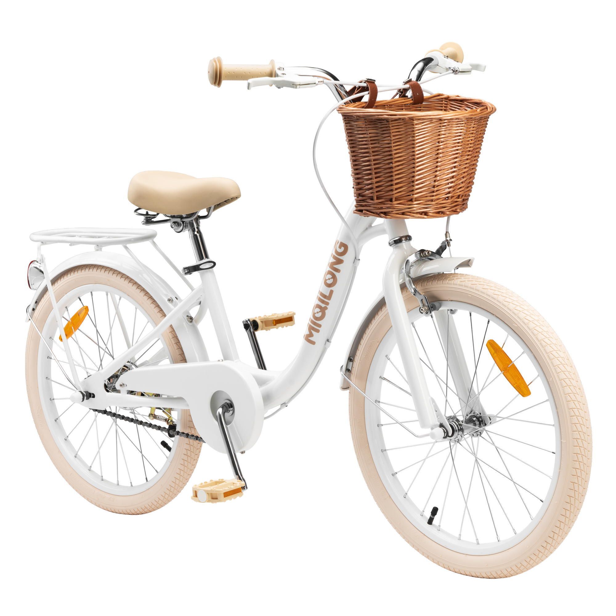 Дитячий велосипед Miqilong LS 20 дюймів з кошиком та багажником