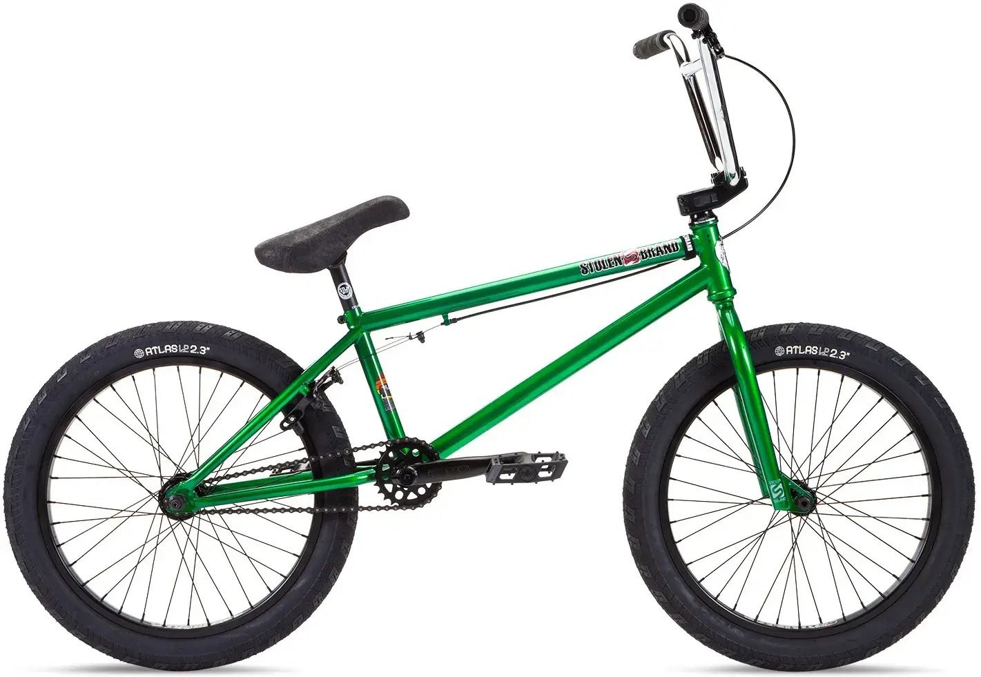 Велосипед трюковый 20" Stolen HEIST 21.00" 2022 DARK GREEN W/ CHROME (Pivotal seat)Поворотное сиденье