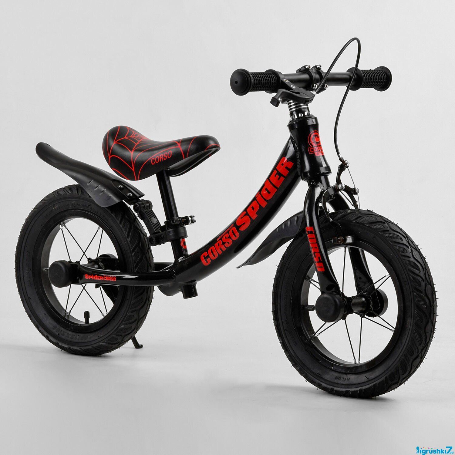 Детский алюминиевый велобег 12" Сorso Spider 67431 (97517, 21714, 88776, 75123, 79662)