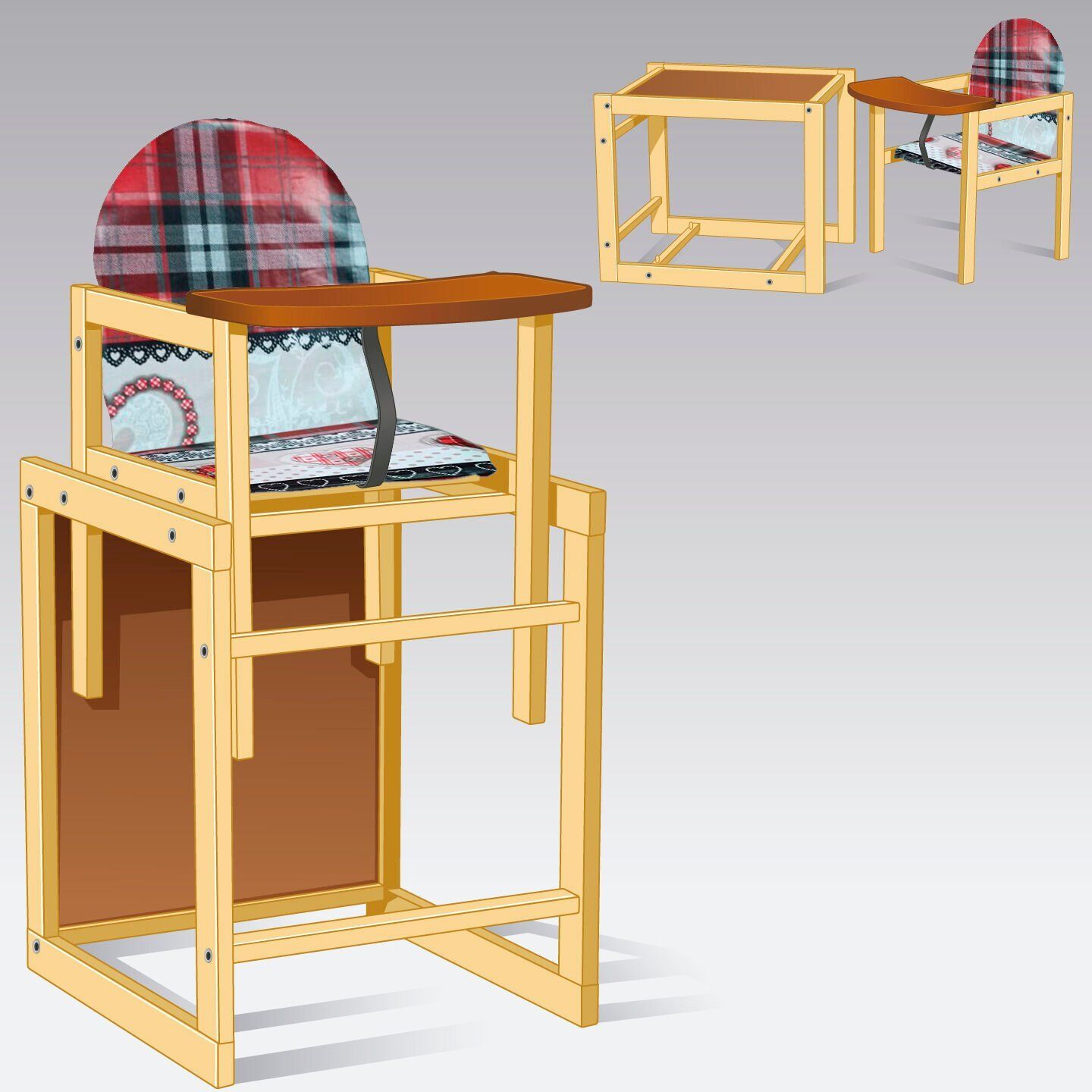 Стульчик для кормления малый ТМ "Мася"