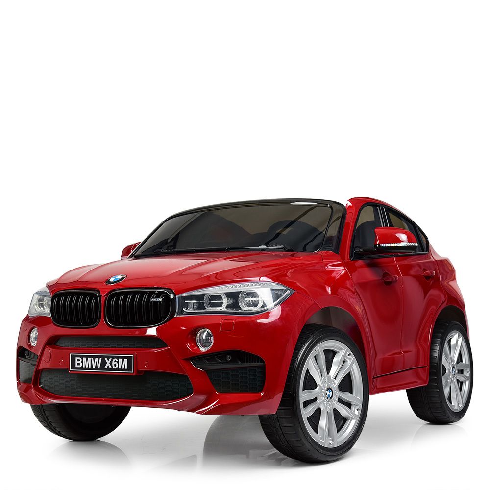 Детский двухместный электромобиль джип BMW X6M JJ2168EBLRS