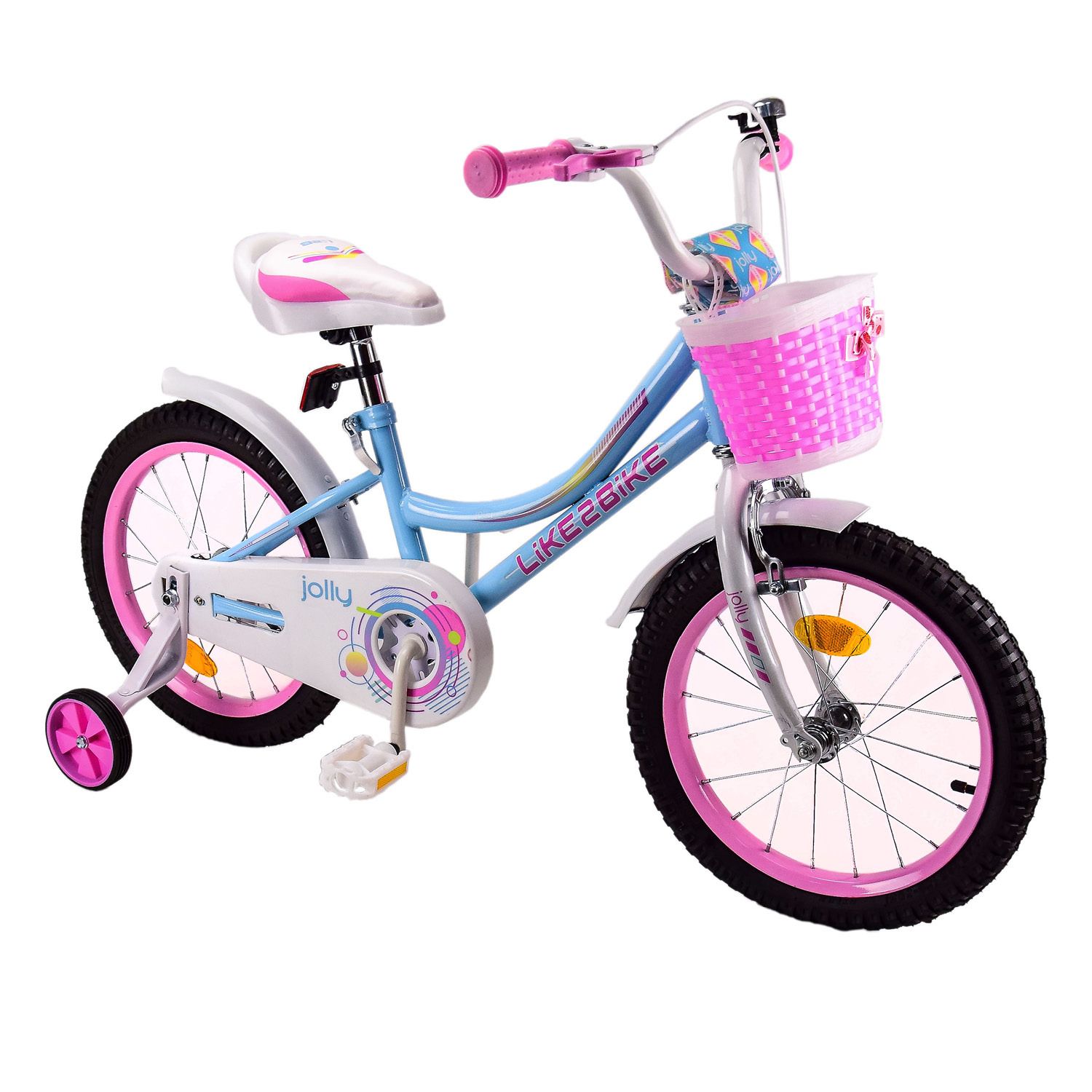 Детский велосипед для девочки Like2bike Jolly 12 дюймов  211208, 211209