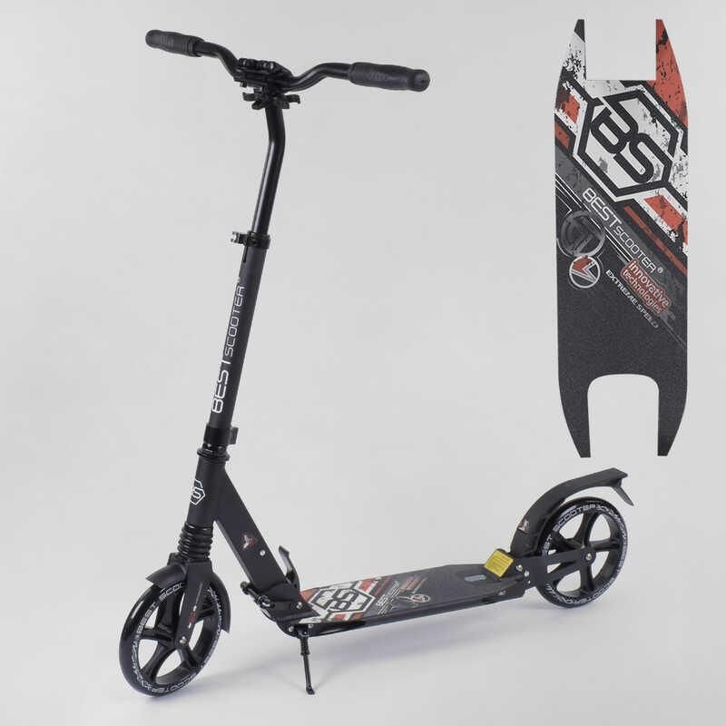 Самокат алюминиевый 54394 (4) Best Scooter, d колес - 20см, колеса PU, 2 аммортизатора, в кор-ке