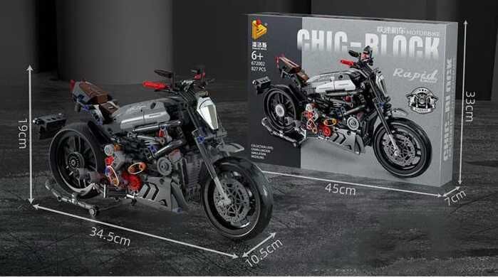 Конструктор 672002 (18) 827 деталей, в коробке