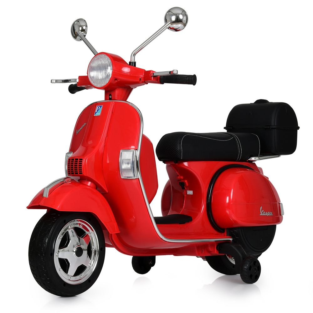 Детский электромотоцикл 2 колесный ретро VESPA PX 150 M 4939EL