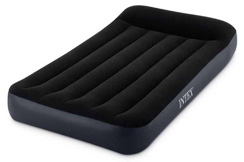Intex Велюр Кровать 64141 (4) размером: 191х99х25см односпальная, с подголовником