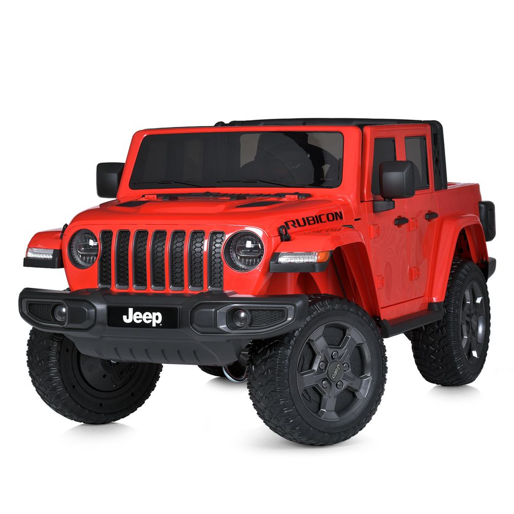 Детский двухместный электромобиль джип Jeep Rubicon M 5740EBLR