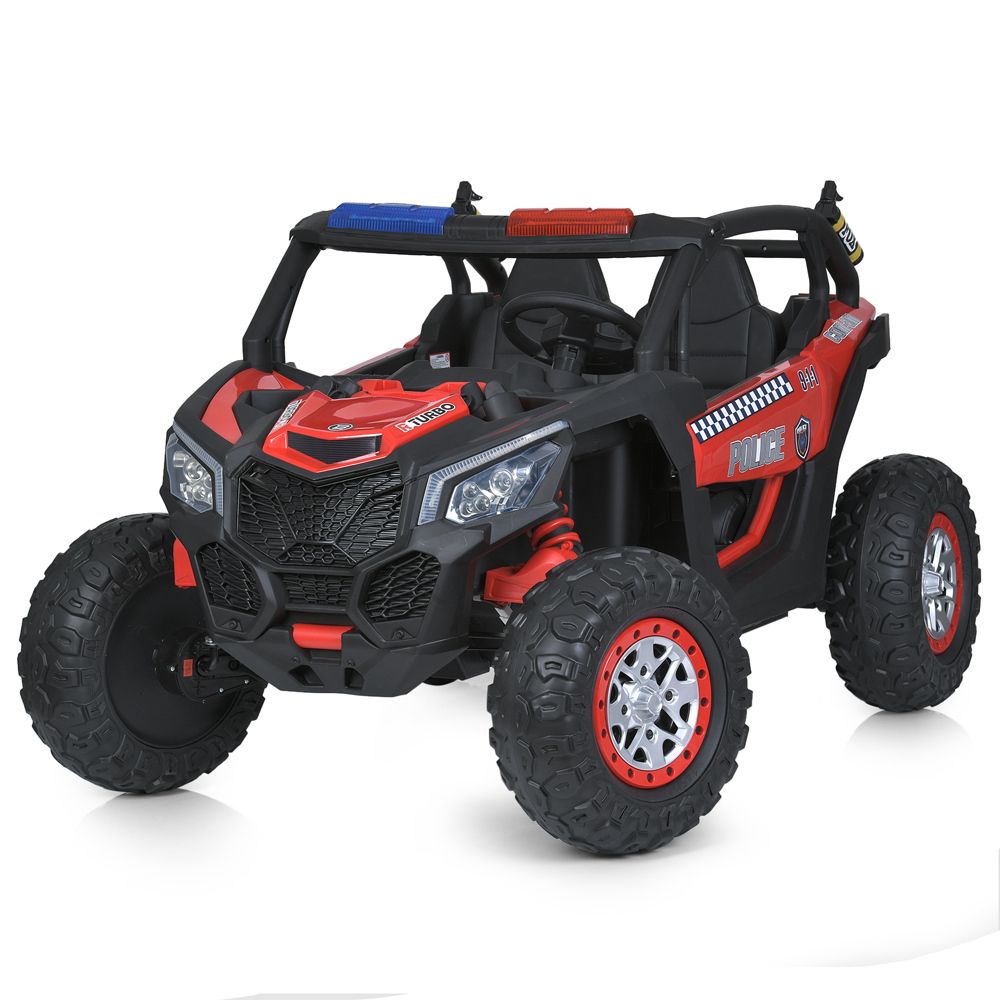 Детский двухместный полицейский джип багги Bambi M 5743EBLR (24V)