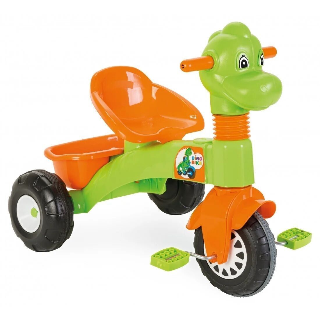 Дитячий триколісний велосипед Pilsan Dino 07-145 з багажником