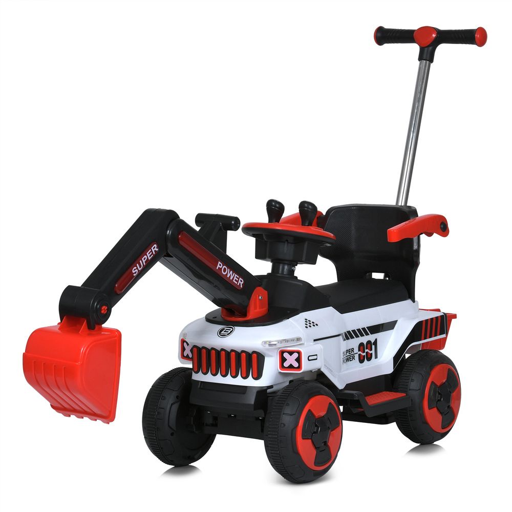 Детский электромобиль-толокар трактор с ковшом Bambi M 5783BLR
