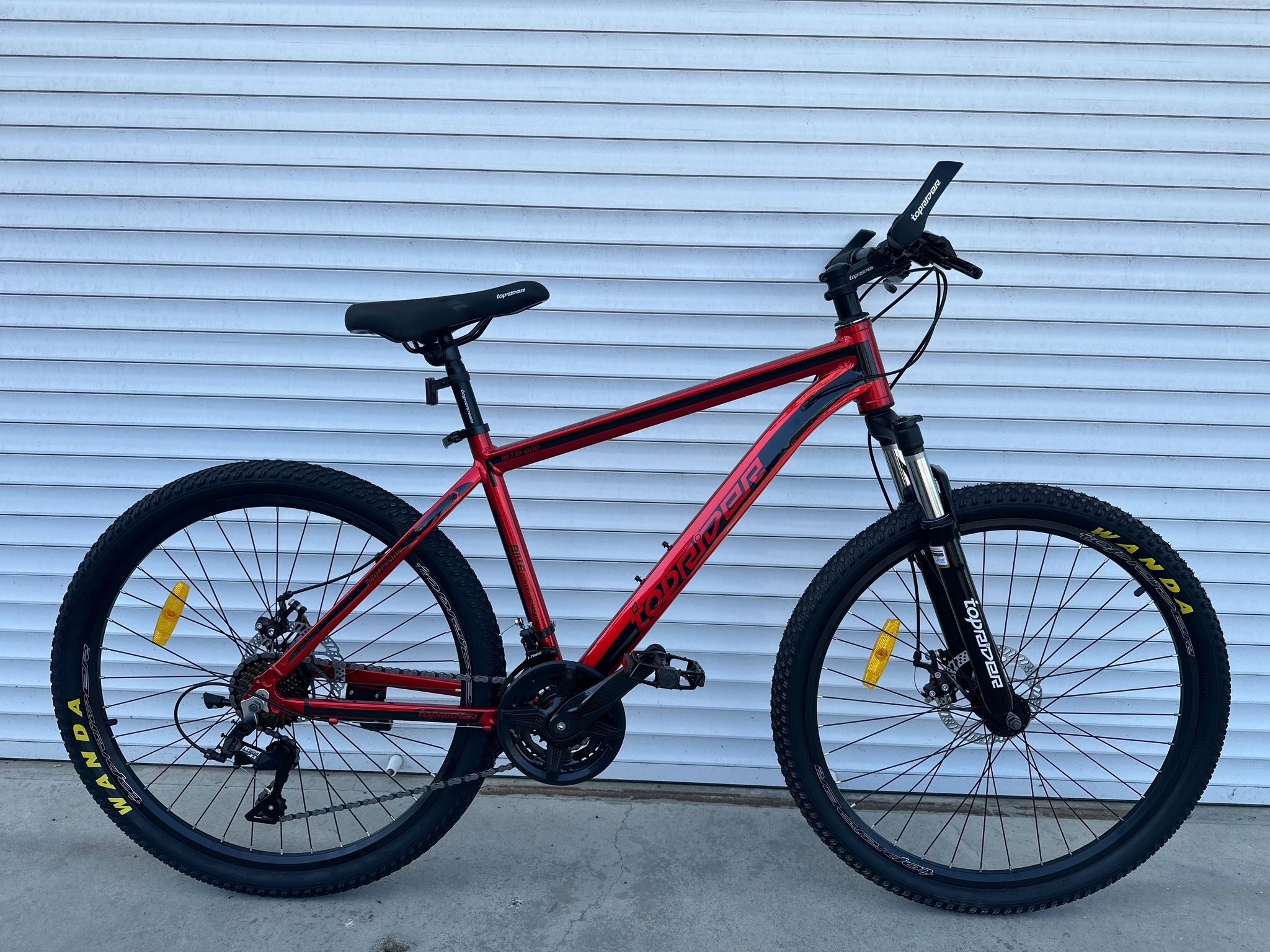 Велосипед горный алюминиевый 26 дюймов Toprider 680, рама 17"