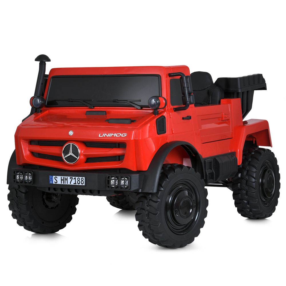 Детский двухместный электромобиль Mercedes Unimog Bambi M 5837EBLR