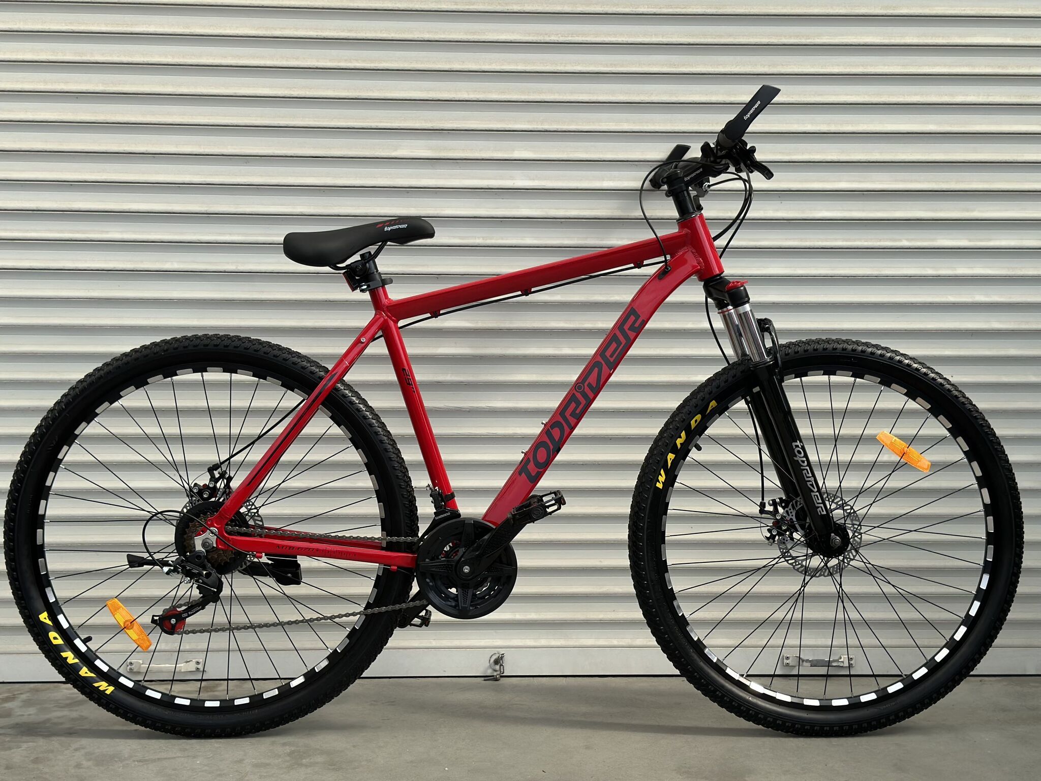 Велосипед горный алюминиевый 29 дюймов Toprider 670 оборудование Shimano рама 21"