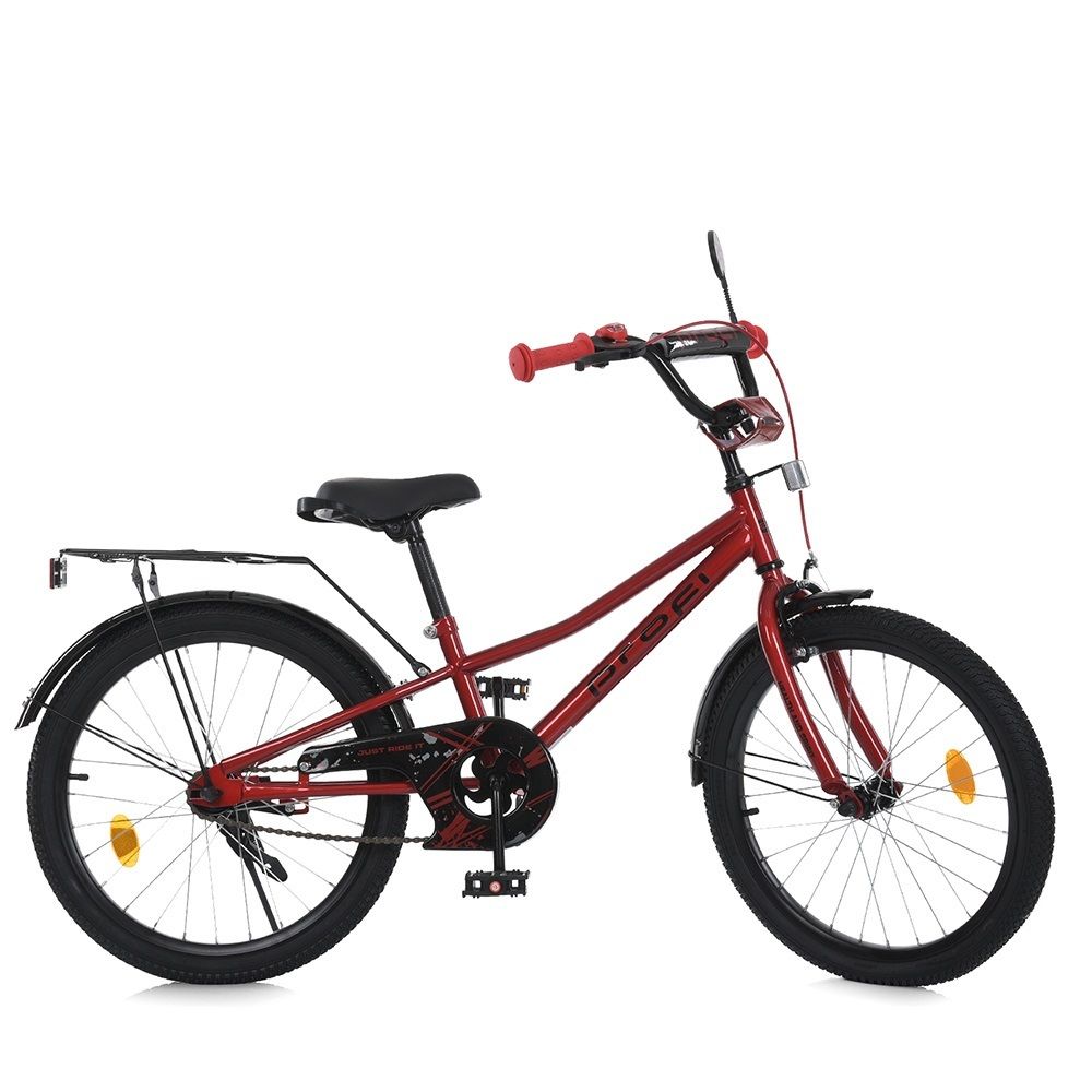 Детский велосипед Profi Prime 20 дюймов с багажником, собранный на 75%