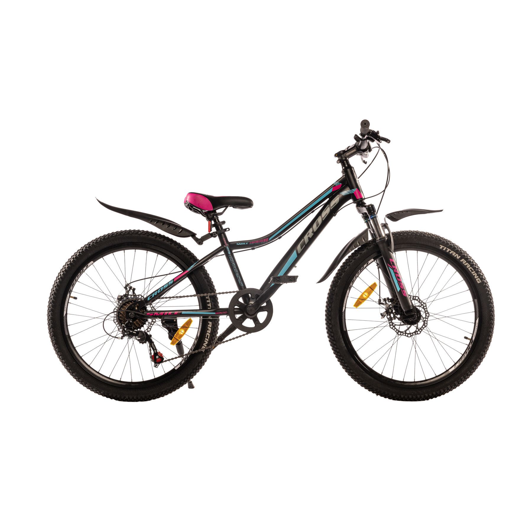 Велосипед горный подростковый 24 дюйма Cross Smile, рама 12"