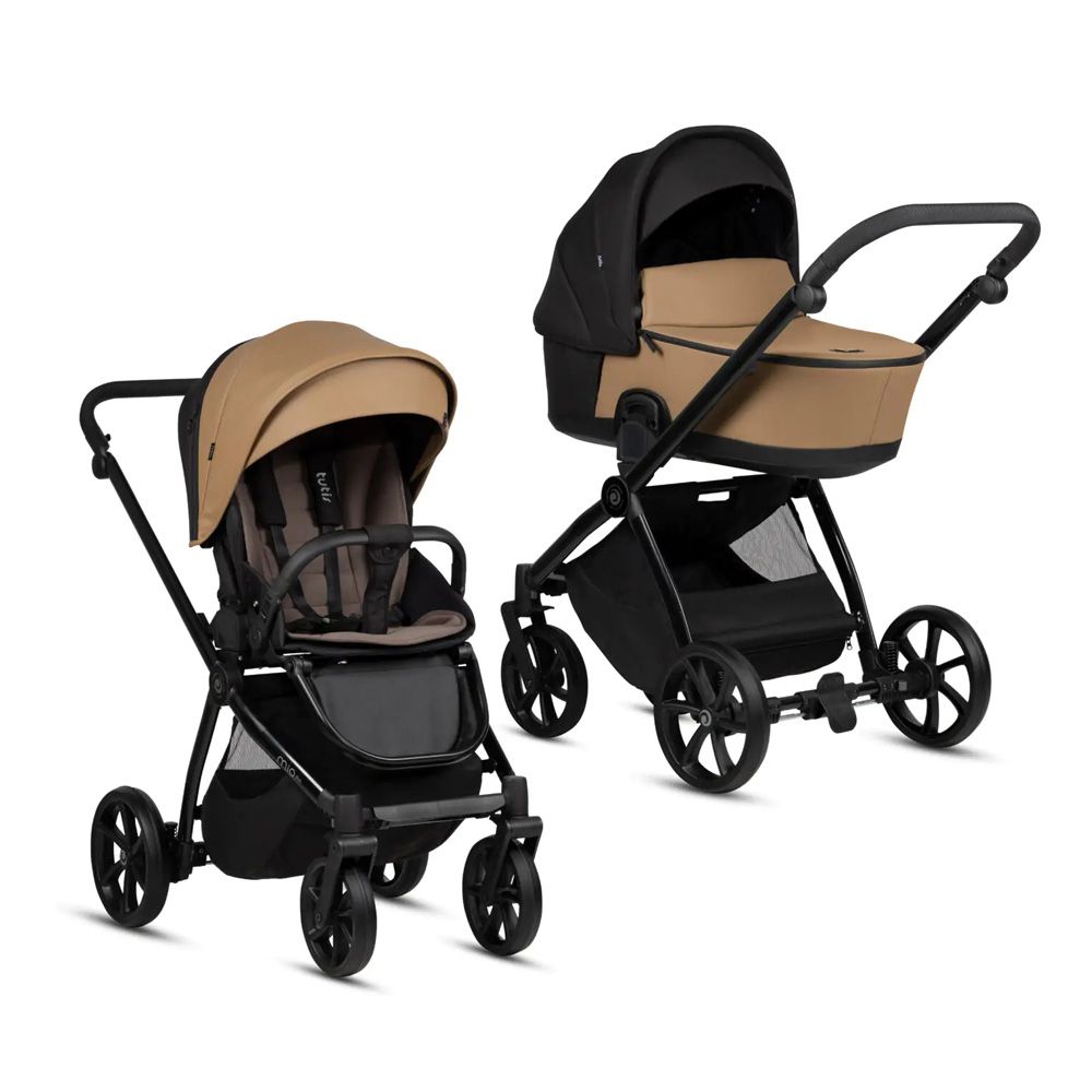 Универсальная коляска 2 в 1 TUTIS Mio 3 Plus LEATHER