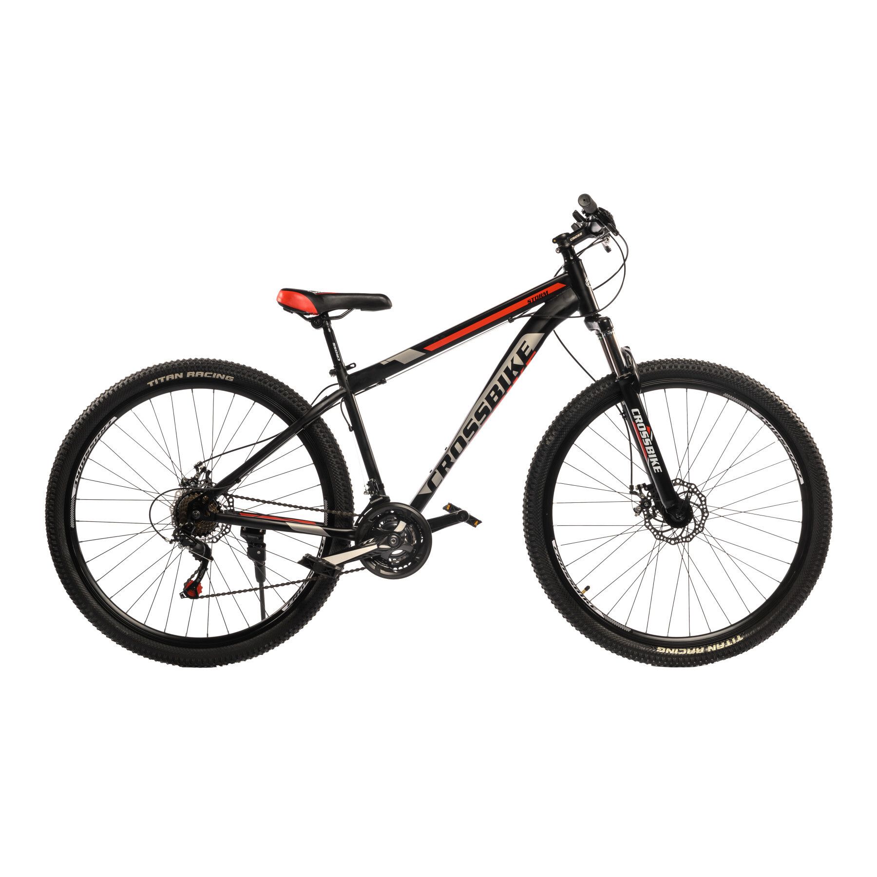 Велосипед горный 29 дюймов CrossBike Storm 2024, рама 17"
