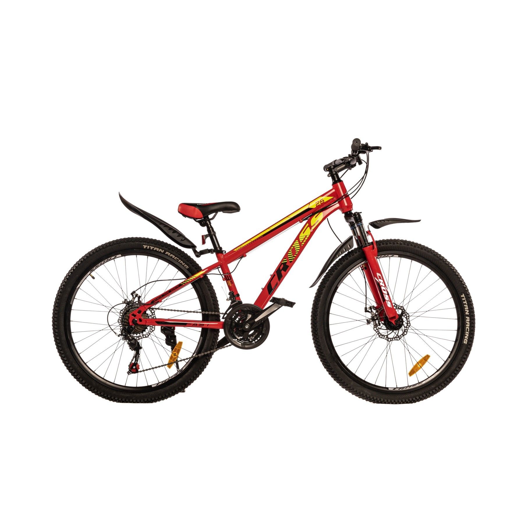 Велосипед гірський 26 дюймів Cross Fast, рама 13"