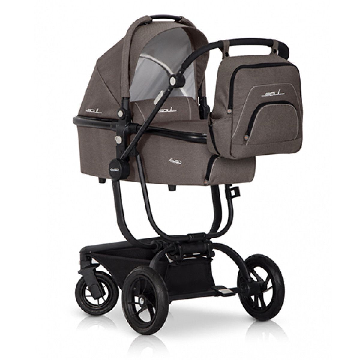 Универсальная коляска 2 в 1 EasyGo Soul (без сумки)
