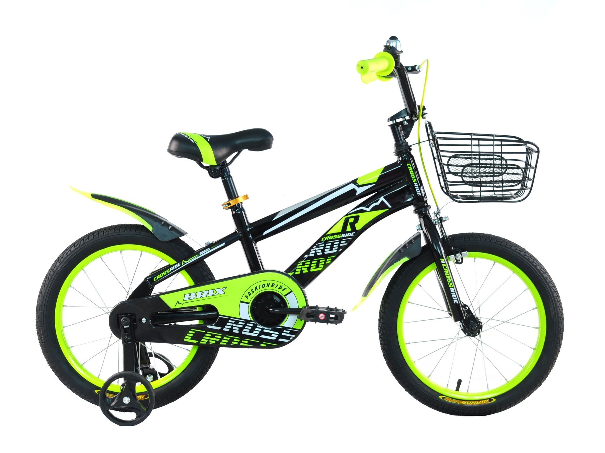 Детский велосипед 16 дюймов Crossride Brix с корзиной