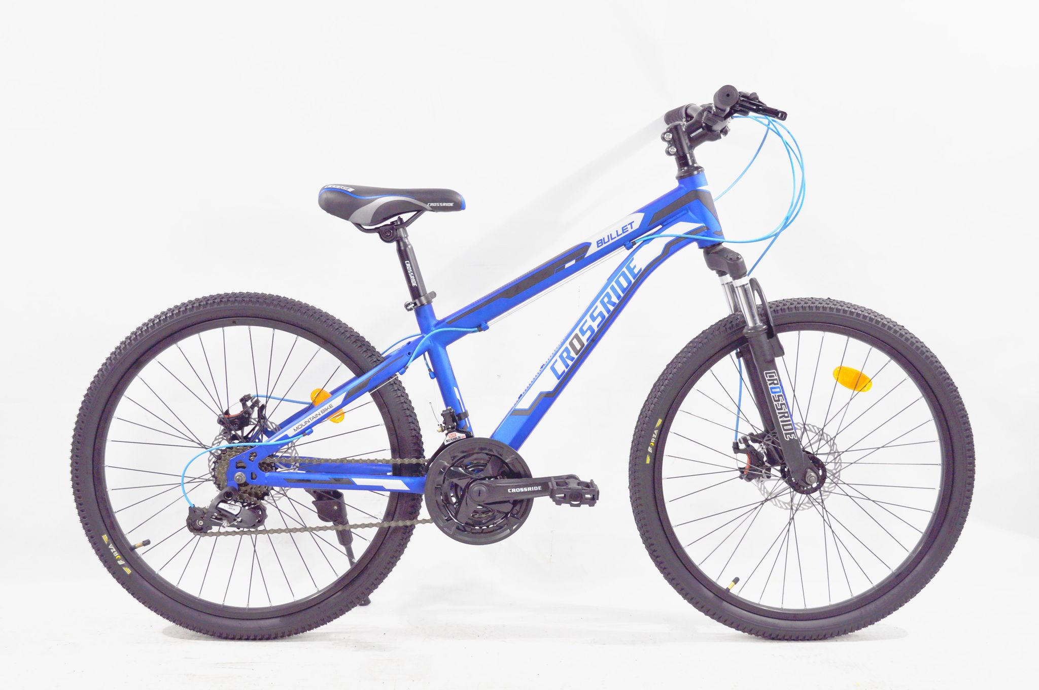 Велосипед гірський підлітковий Crossride Bullet 24 дюйми, рама 14"