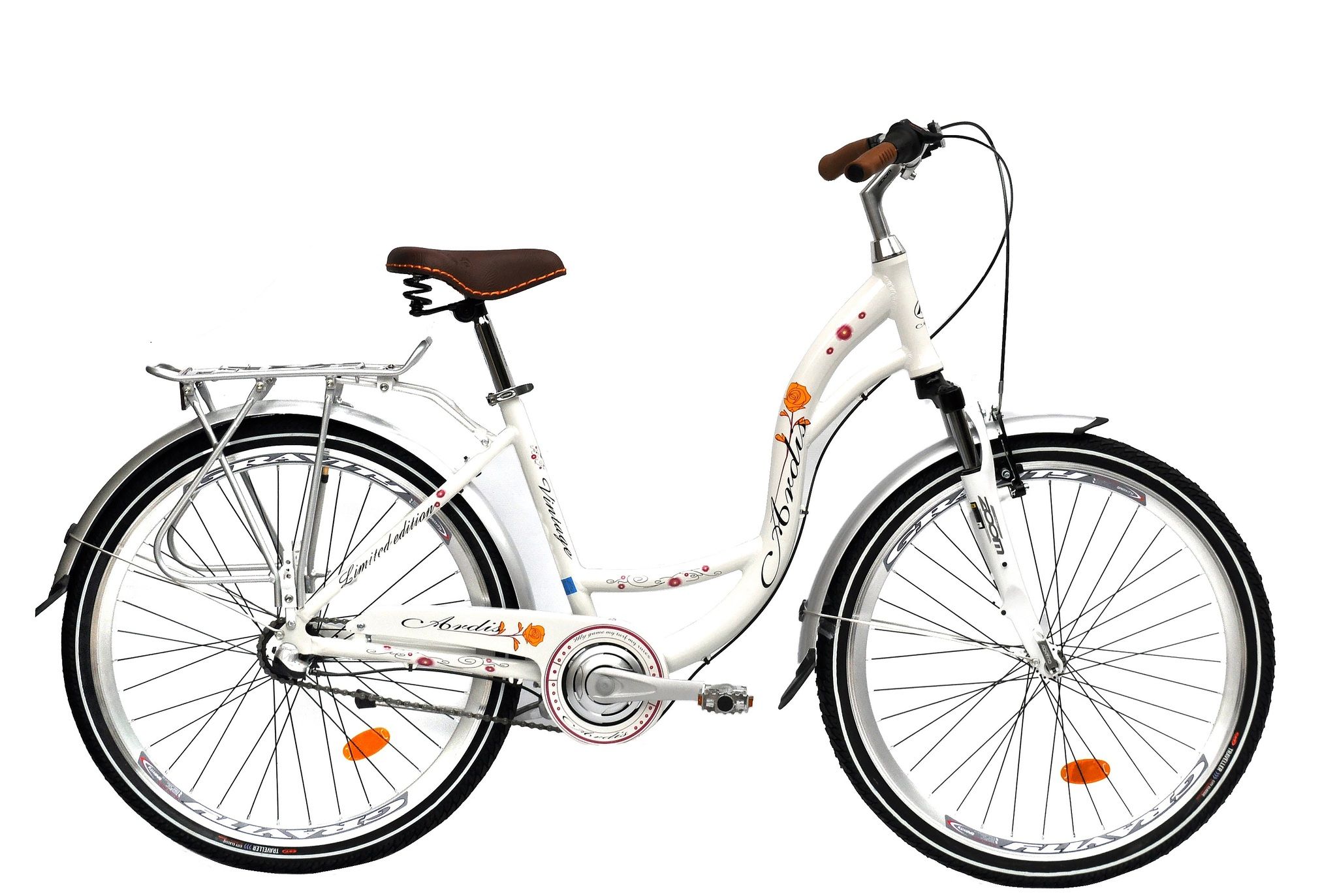 Велосипед городской алюминиевый 26 дюймов Ardis Vintage с багажником, рама 16"