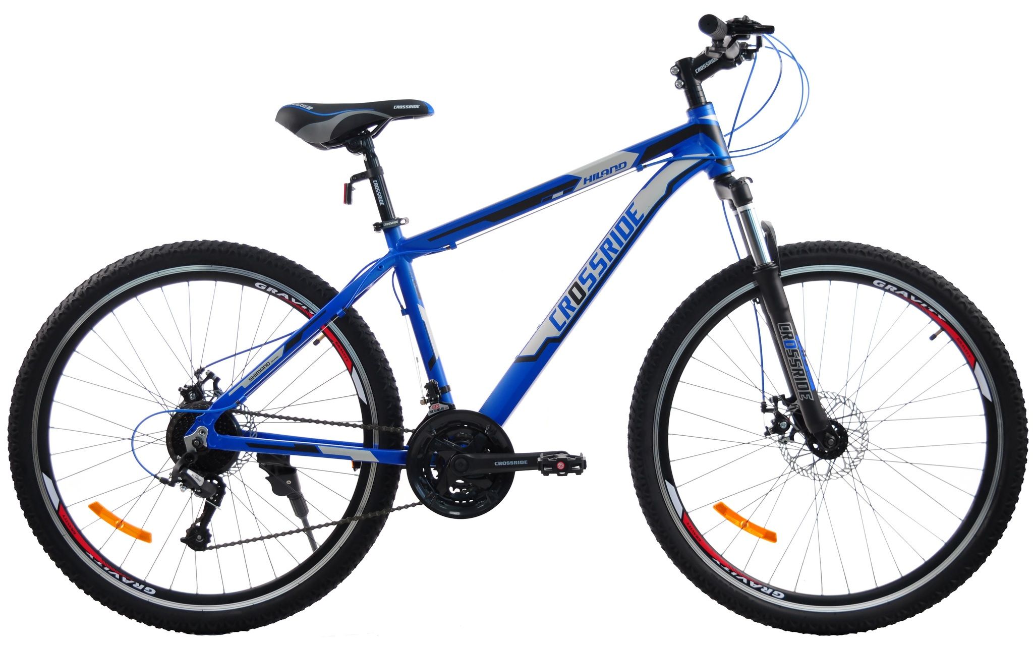 Велосипед горный алюминиевый 27.5 дюймов Crossride Hiland, рама 15"