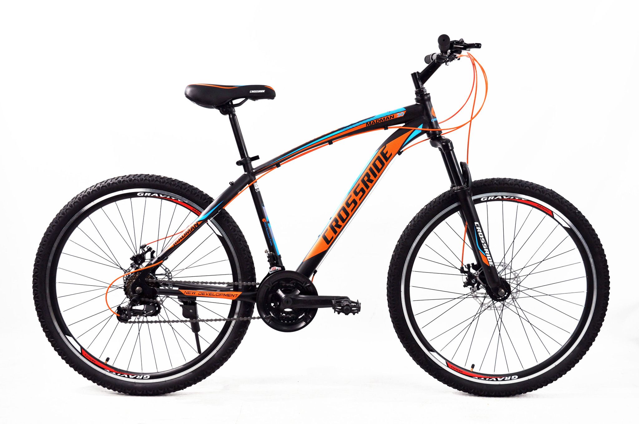 Велосипед горный 27.5 дюймов Crossride Madman, рама 19"