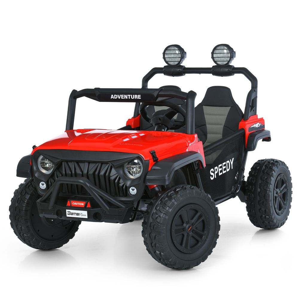 Детский двухместный электромобиль джип 4W Bambi M 6206EBLR