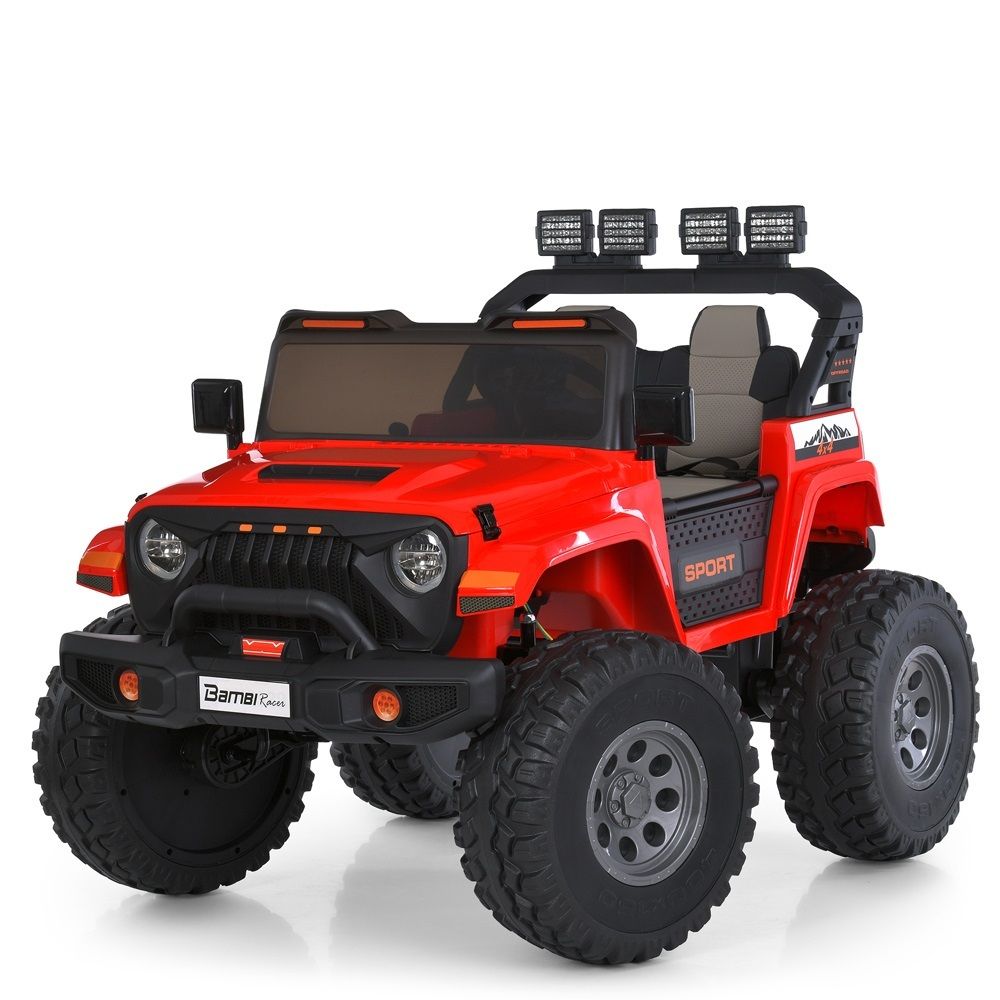 Детский двухместный электромобиль джип 4W Bambi M 6204EBLR
