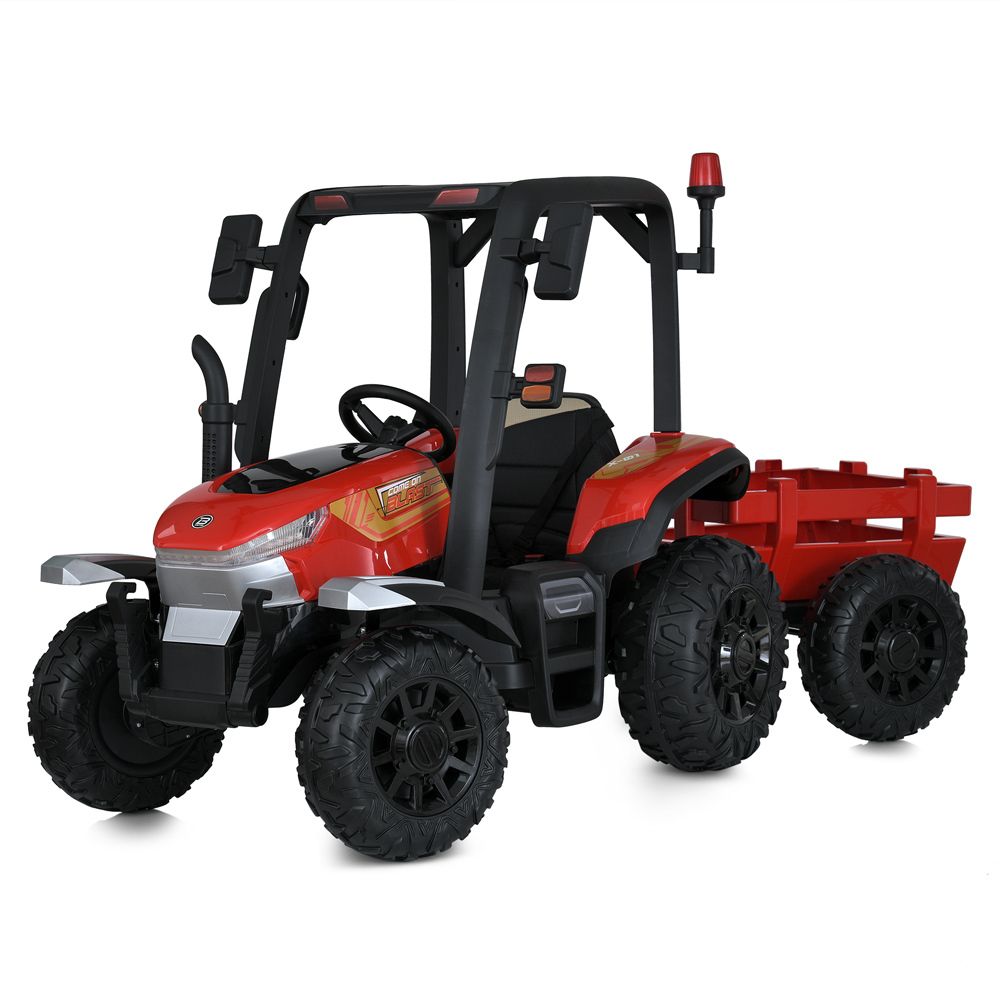 Детский электромобиль трактор с прицепом Bambi M 4844EBLR