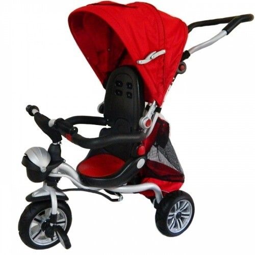 Детский трехколесный велосипед с родительской ручкой AC-1 EVA