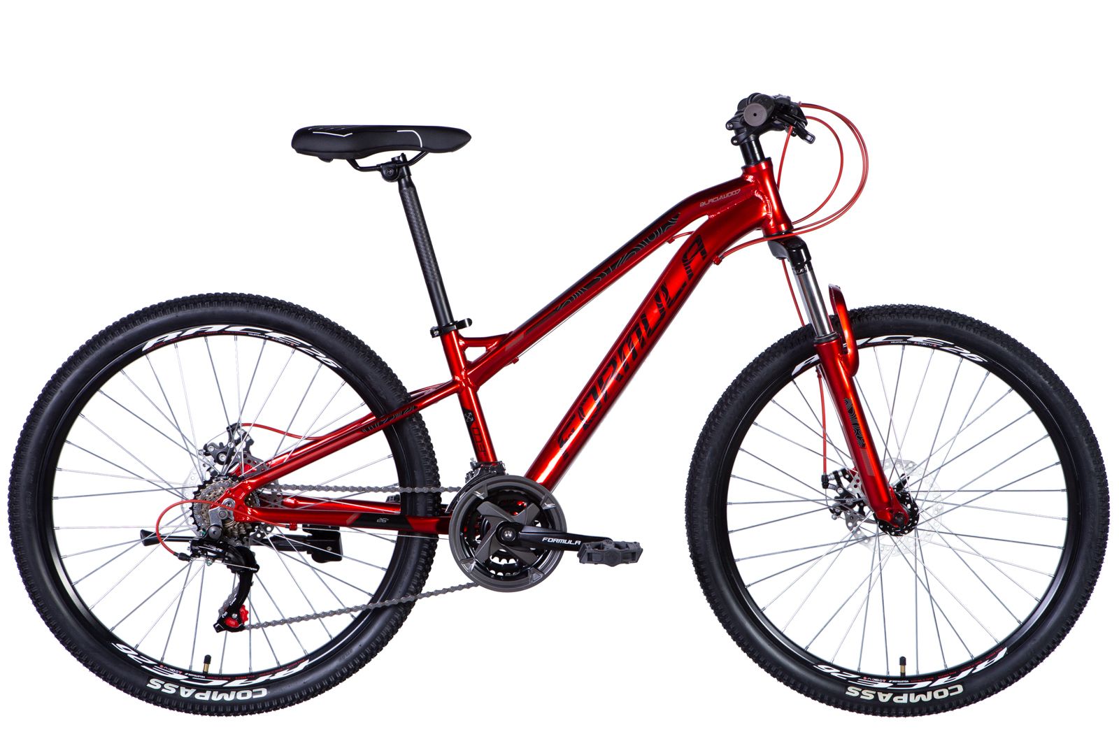 Велосипед гірський алюмінієвий 26 дюймів Formula Blackwood AM DD FR 2024, рама 13"