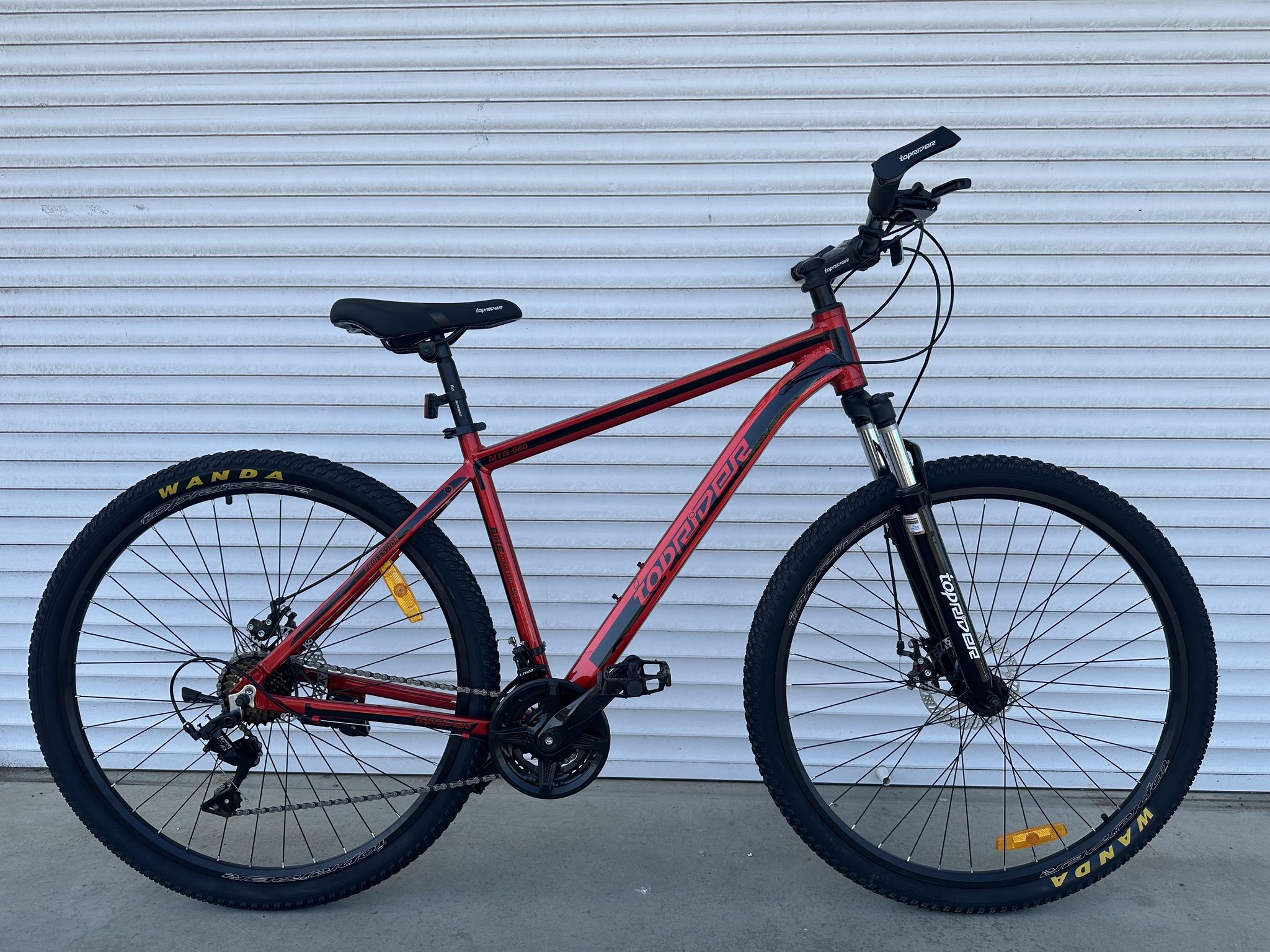 Велосипед гірський алюмінієвий 29 дюймів Toprider 680, рама 19"