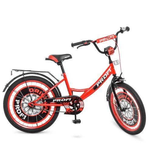 Дитячий велосипед Profi Original Boy 20 дюймів з багажником Y2044-1, Y2043-1, Y2046-1, Зібраний на 75%