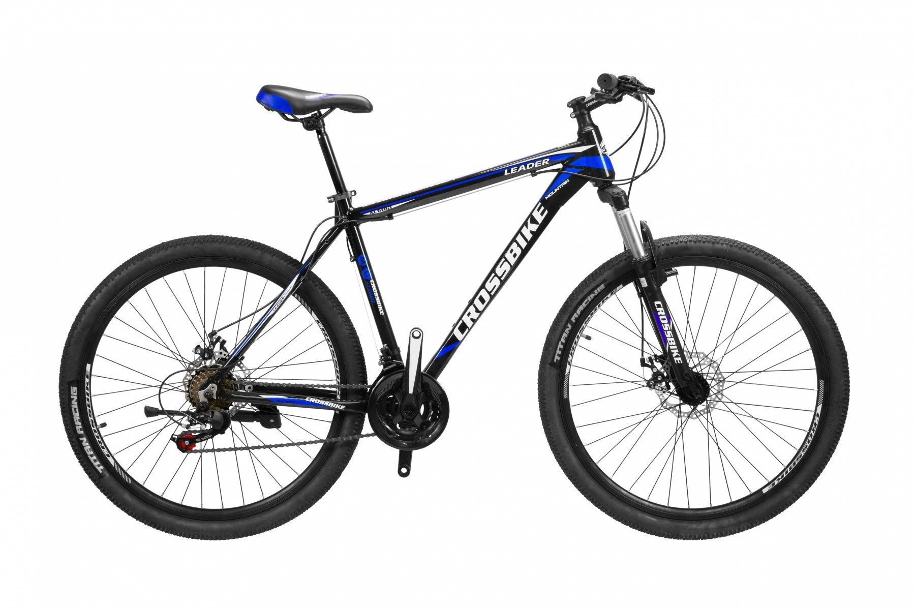 Велосипед горный алюминиевый CrossBike Leader 27.5 дюймов (рама 19 дюймов)
